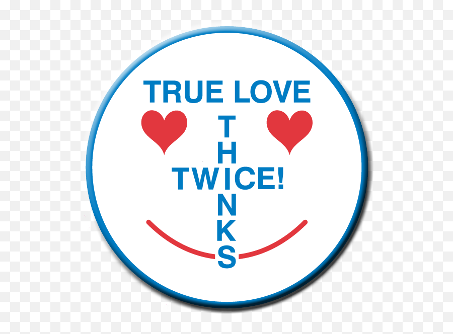 True Love Thinks Twice - Language Emoji,Purple Hurt Emoticon