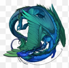 Mermaid Dragons Dragon Share Flight Rising - Green Dragons Flight Rising Emoji,Bad Dragon Emotions