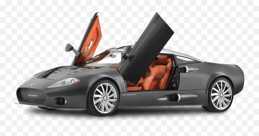 Free Spyker C Aileron Gray Car Png Image Png - Getintopik Door Open Car Png Emoji,Car Emoji Free