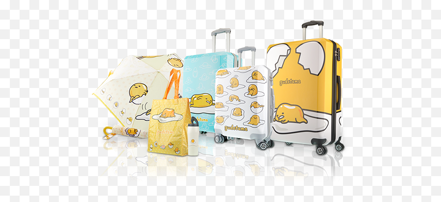 Gudetama Luggage Off - Gudetama Luggage Png Emoji,Trinki Emoticon