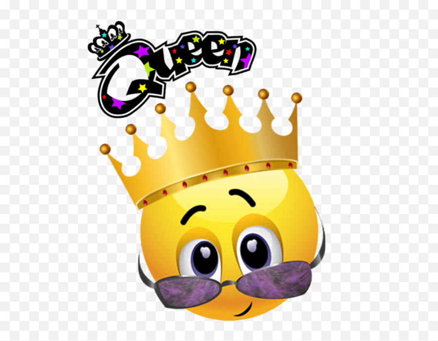 Qween Princess Cool Love Crown Sticker - Attitude Status Emoji,Qween Emoji