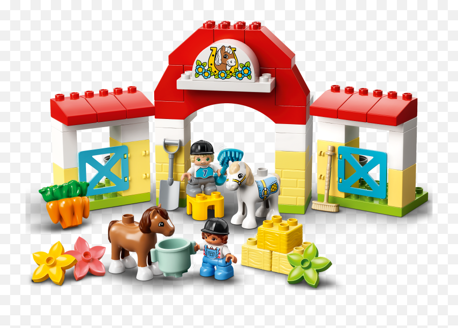 Horse Stable And Pony Care 10951 - Lego Duplo 10951 Horse Stable And Pony Care Emoji,Lego Sets Your Emotions Area Giving Hand With You