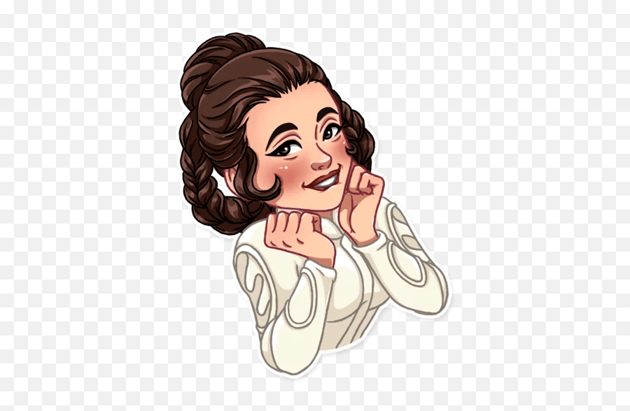 Pin On Figurinha - For Women Emoji,Princess Leia In Emoji