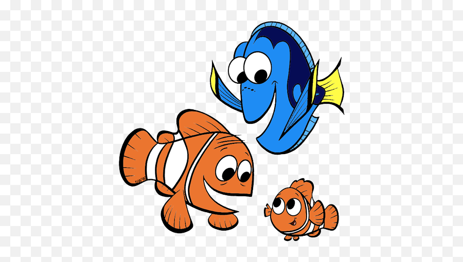Finding Nemo Characters Png Finding Dory Logo Png - Clip Art Nemo And Dory Clipart Emoji,Finding Nemo Emoji