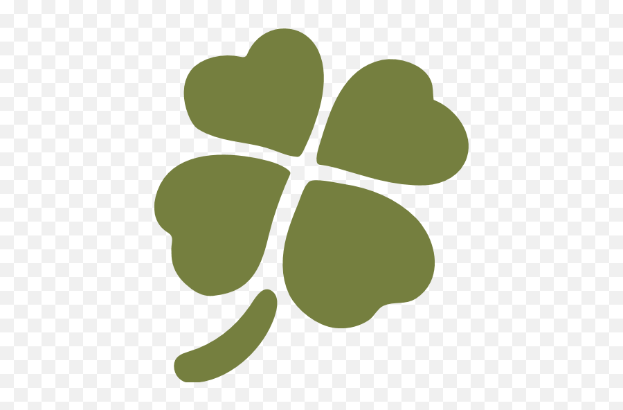 Emoji Fourleaf Clover Luck Leaf Symbol For St Patricks Day - Meghdoot Cinema,Symbol Emoji