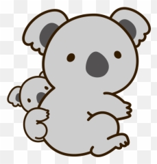 Baby Koala Stickers Cute Koala Sticker - Koala Png Cute Emoji,Koala Emoji Png