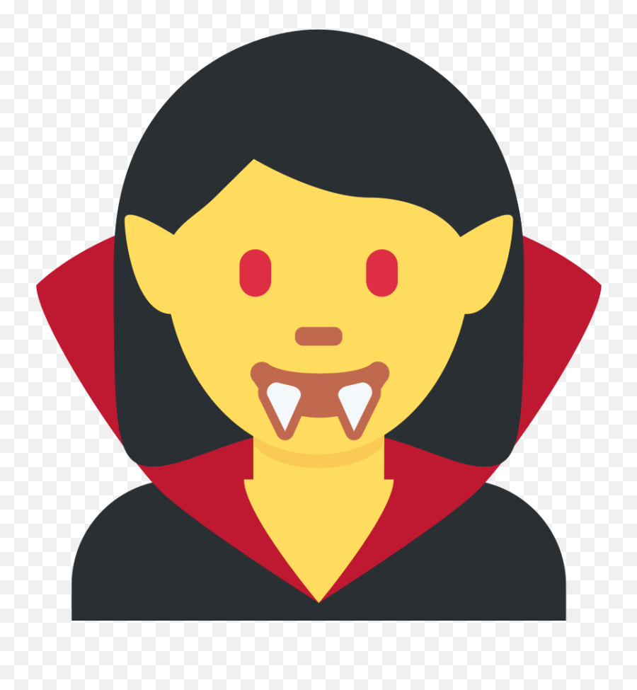 Woman Vampire Emoji - Emoji Vampire,Evil Boss Snl Emojis