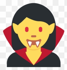 Woman Vampire Emoji - Emoji Vampire,Evil Boss Snl Emojis