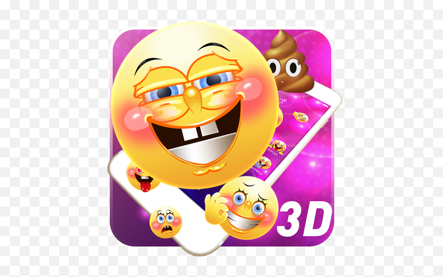 3d Emoji Launcher Theme - Happy,3d Emoji