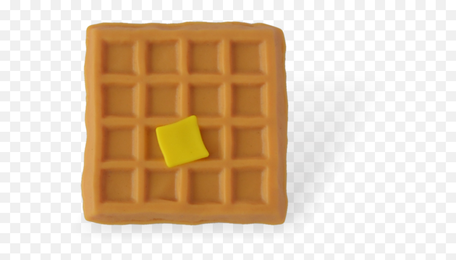 Teething Toys - Belgian Waffle Emoji,Breakfast Waffle Emojis