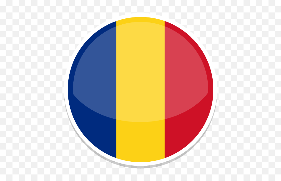 Romania Flag Flags Free Icon Of Round - Romania Flag Circle Png Emoji,Romania Flag Emoticon