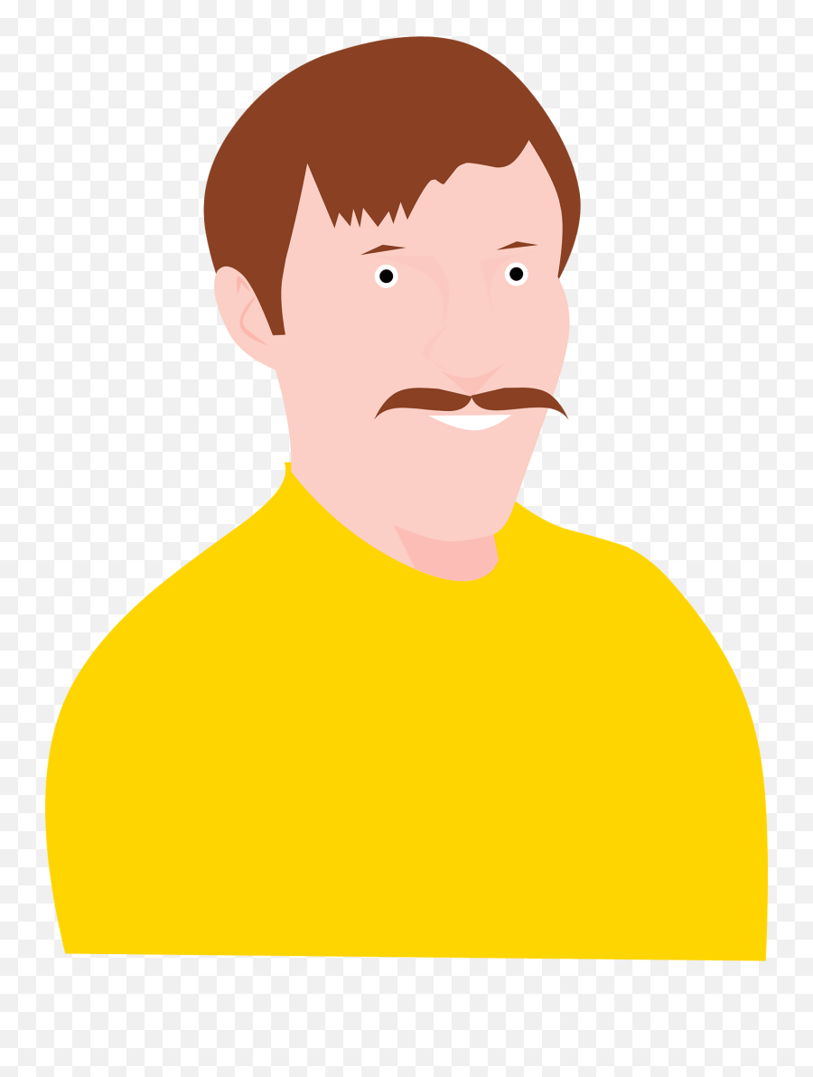 People Cartoon Mustache Man User Avatar Emoji,Avatar Man Emotions