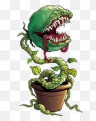 Cartoon Venus Fly Trap - Clip Art Library Emoji,Fly Catcher Emoticon