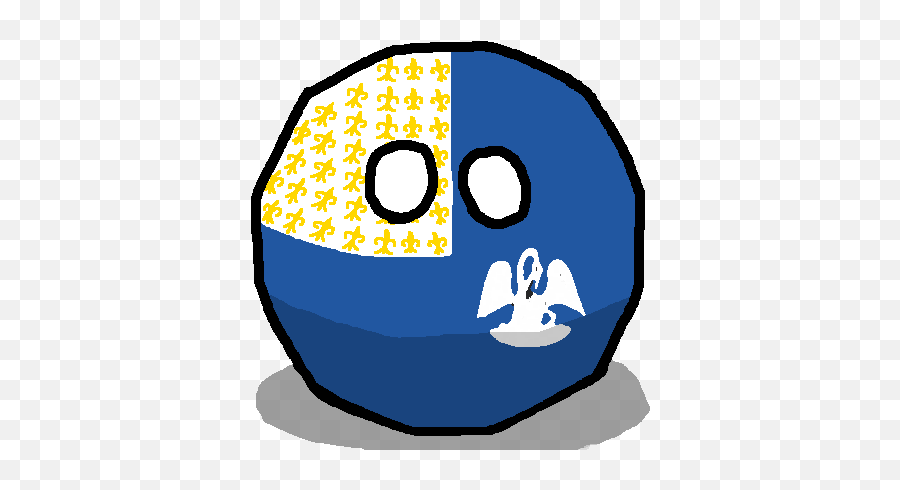 French Louisianaball - Countryball Mexico Png 500x500 Emoji,Countryball Emoticons