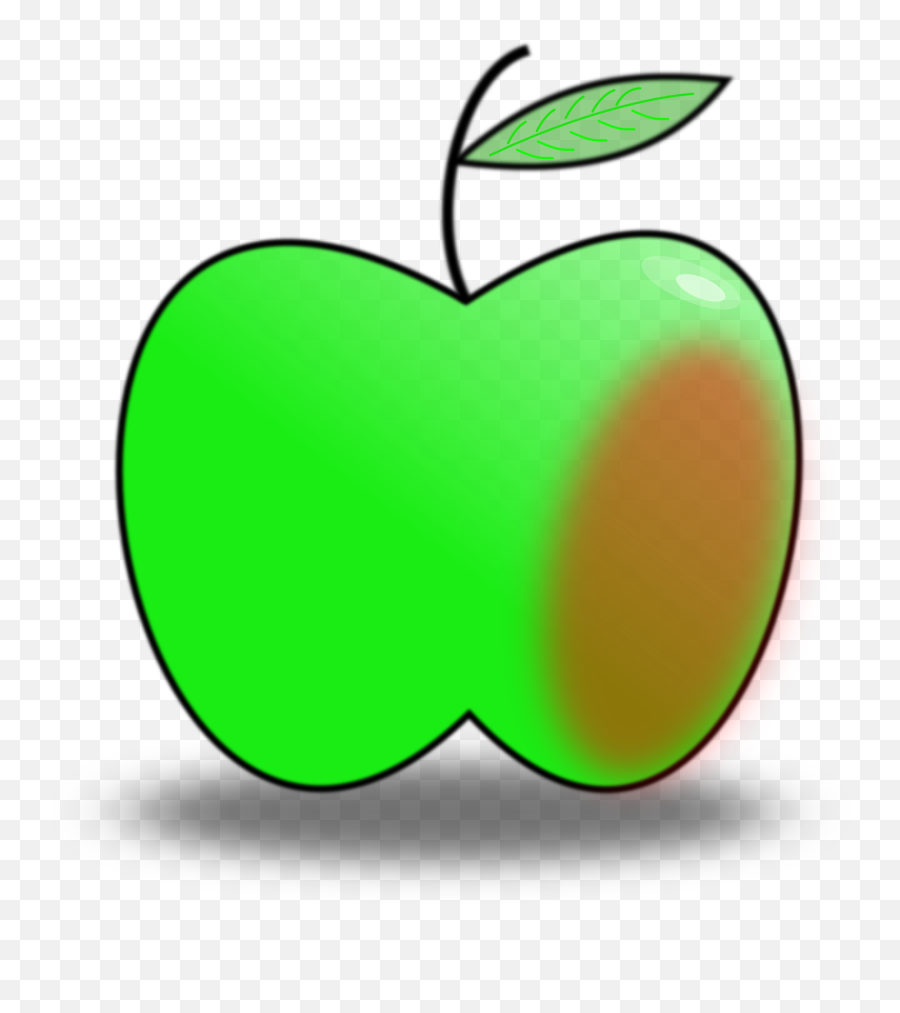 Clipartpicture Of Green Healthy Apple Free Image Download Emoji,Apple Emotions Clipart Overjoyed