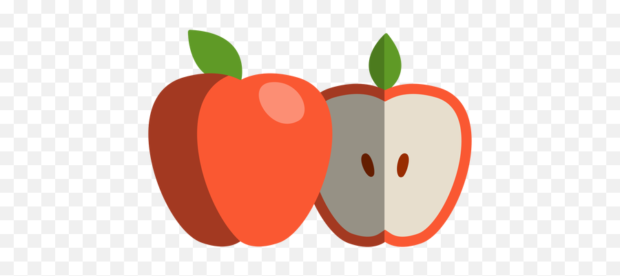 Apple Cut To Half Icon Transparent Png U0026 Svg Vector Emoji,Red Apple Emoji Emoticon