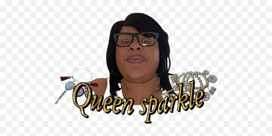 Queen Sparkle Emoji,Blak Girl Emoji