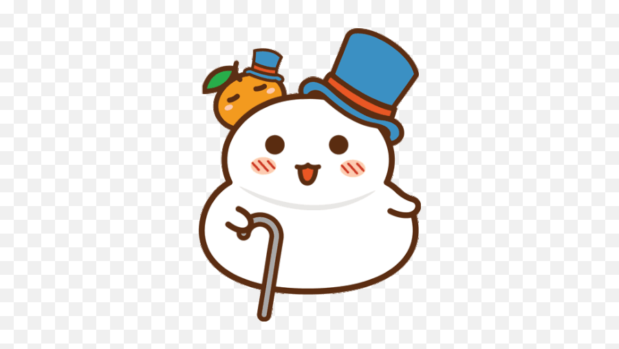 Mochidemy Michi Sticker - Mochidemy Mochi Michi Discover Emoji,Tophat Emoticon