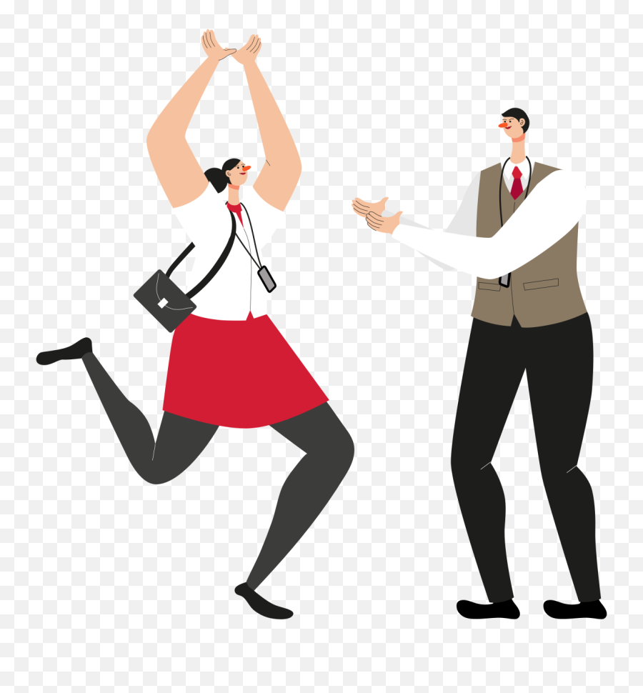 Illustration Emoji,Swing Dance Emoji