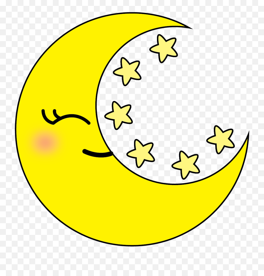 Kawaii Starmoon Illustration - 009 Celestial Event Emoji,Moon Emoji Sweater