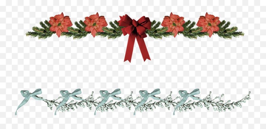 Christmas Border Poinsettia Free Image - Advent Borders Clip Art Emoji,Poinsettia Emoji