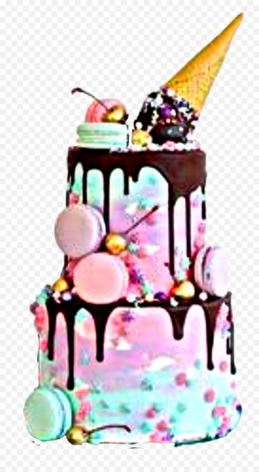 The Most Edited - Two Tier Drip Cake Emoji,Emoji Cake Pop