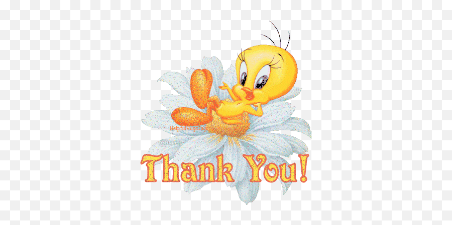 Thank You Emoji Tweety Bird 1 - Tweety Bird Thank You Gif,Thank You Animated Emoticons