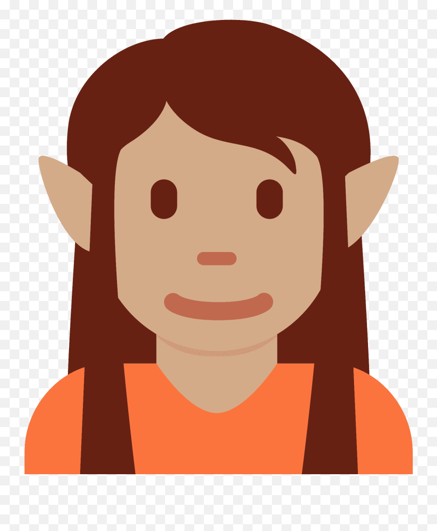 Elf Emoji Clipart - Human Skin Color,Cheek Emoji