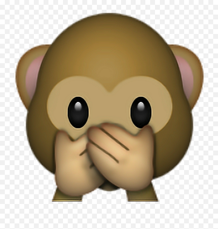 Tumblr Emoji Whatsapp Sticker - Monkey Emoji Png Transparent,Emoji Tierno