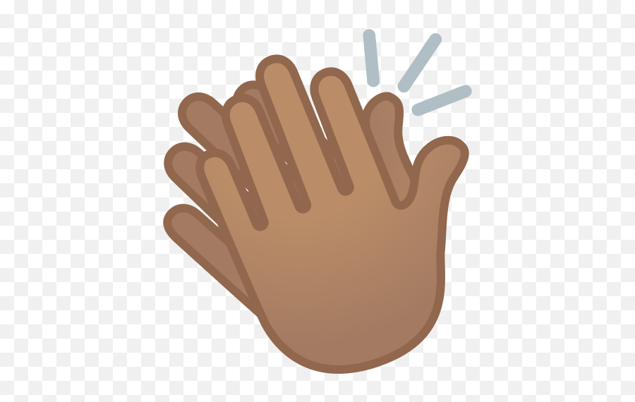 Medium Skin Tone Emoji - Clapping Png,Upside Down Ok Sign Emoji Copy And Paste