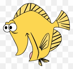 Bubble The Yellow Tang Fish - Fish Finding Nemo Clipart Emoji,Finding Nemo Emoji Story