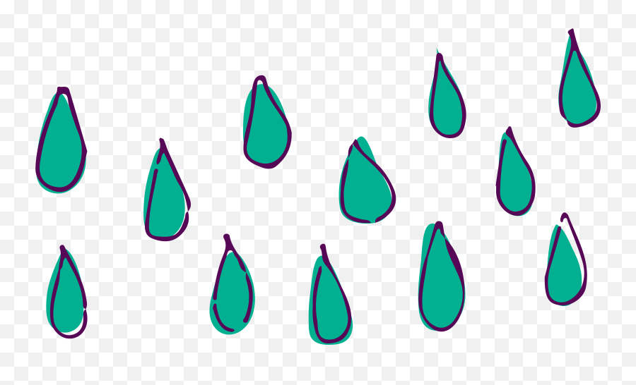 Download Raindrop Material Cartoon Rain Drawing Free - Rain Png Drawing Emoji,Raindrop Emoticon