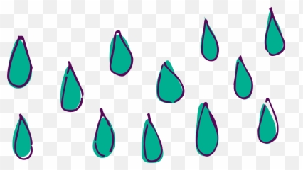 Download Raindrop Material Cartoon Rain Drawing Free - Rain Png Drawing Emoji,Raindrop Emoticon
