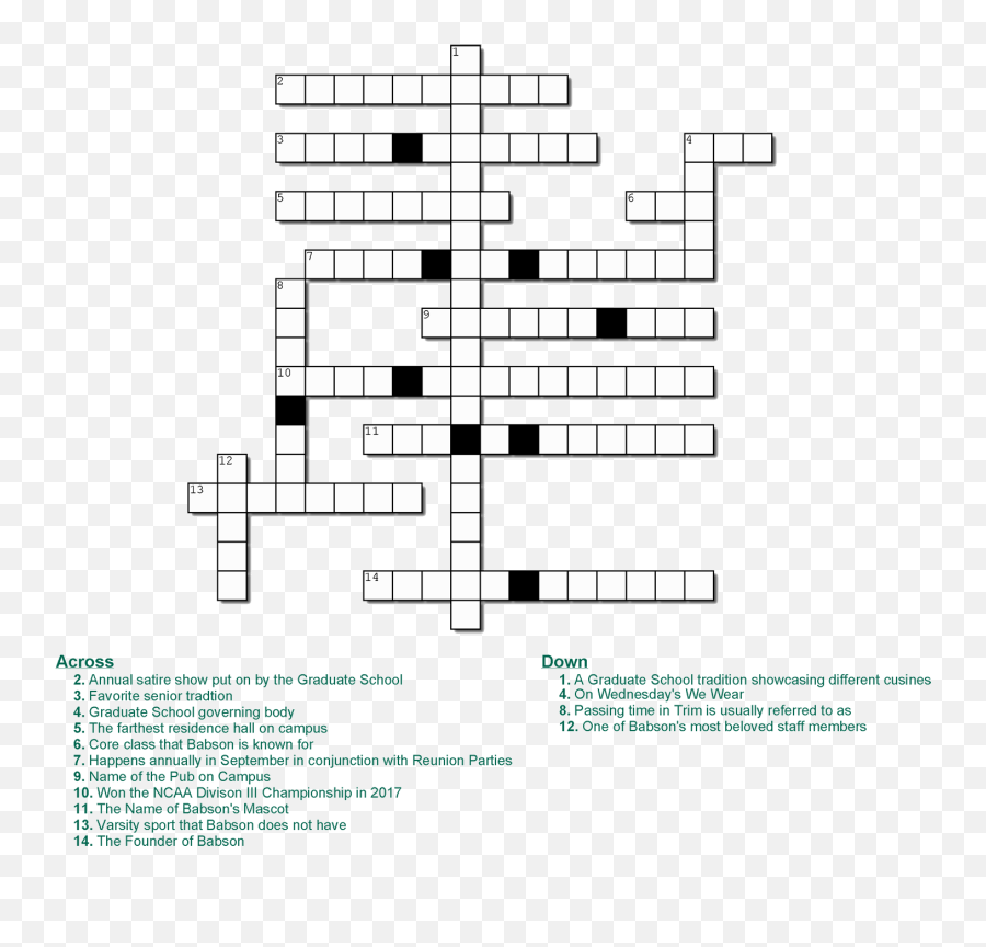 Online Resources And Content Babson College - Vertical Emoji,Emotion Crossword Puzzle