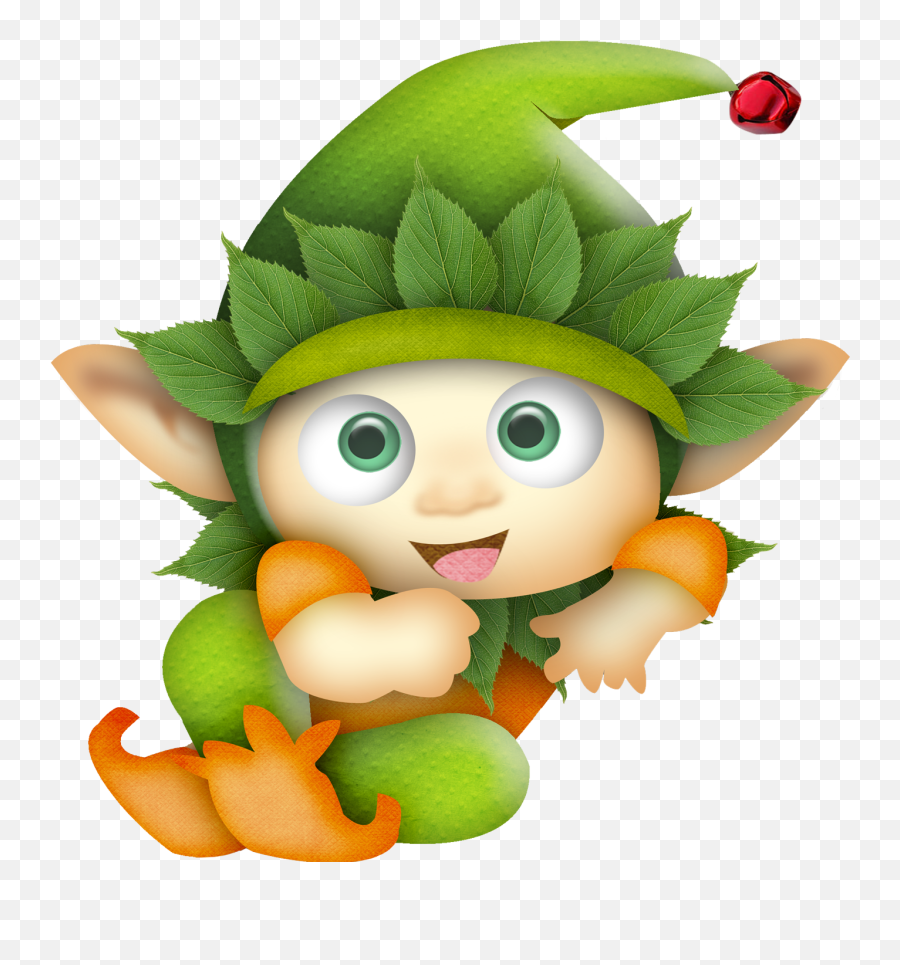 Elf Gnome Gnomes Christmas Sticker - Disegno Di Elfi Piccoli Emoji,Gnome Child Emoji