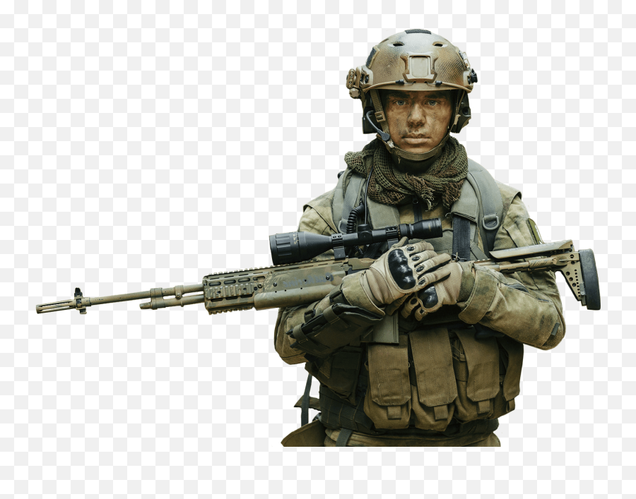 Sniper Soldier Army Gun Sticker By David Plisken - Sniper Soldier Transparent Emoji,Sniper Emoji Copy And Paste
