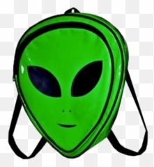 Png Sticker - Backpack Alien Emoji,Cute Emoji Backpacks