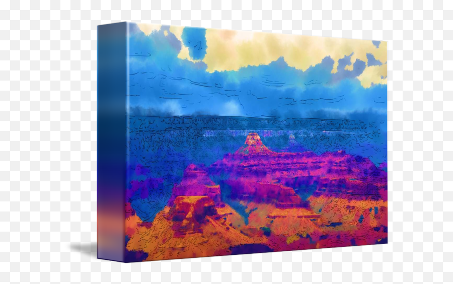 Grand Canyon Alive In Color - Horizontal Emoji,Like All Good Art It Invokes An Emotion