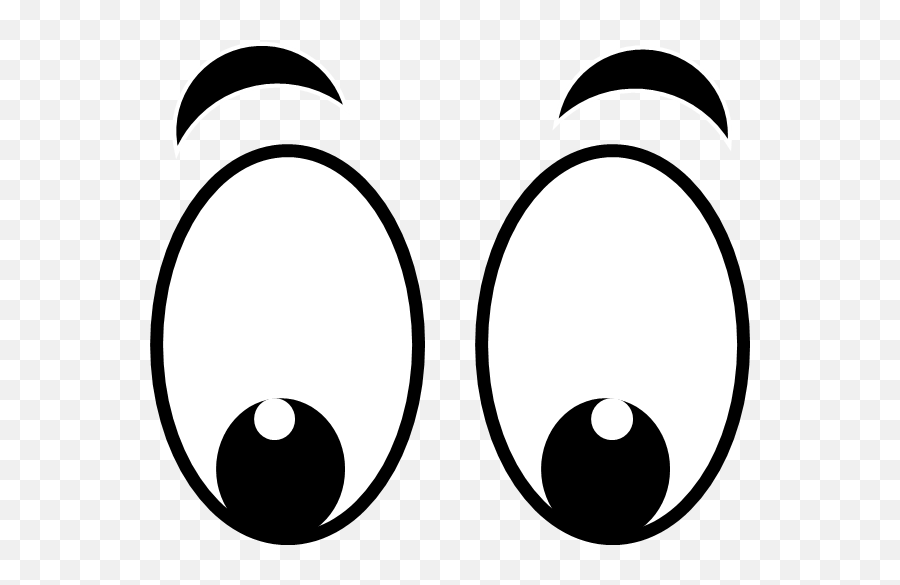 Cartoon Surprised Cartoon Eyes Png - Eyes Clipart Emoji,Suprised Emoji Png