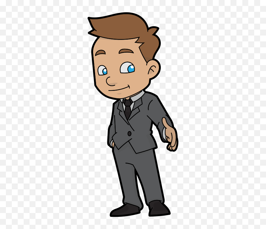 Filewarm And Welcoming Cartoon Businessmansvg - Wikipedia Business Man Welcoming Cartoon Emoji,Animation Facial Emotion Thumbnail