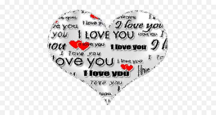 I Love You Heart Graphic For Fb Share Valentineu0027s Day - Heart I Love You Gif Emoji,I Love You Emoticons
