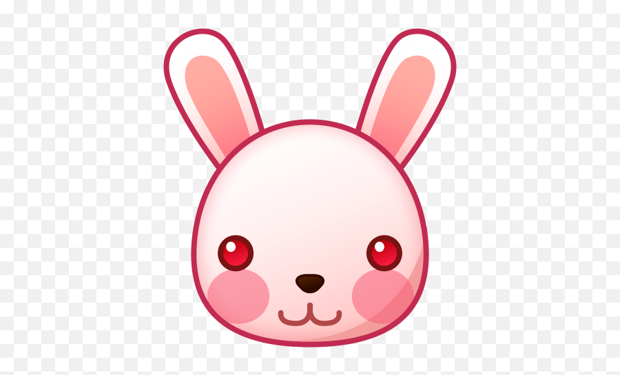 Bunny Emoji Text This Is Bunny - Pink Bunny Emoji,Shy Emoticon In Korean