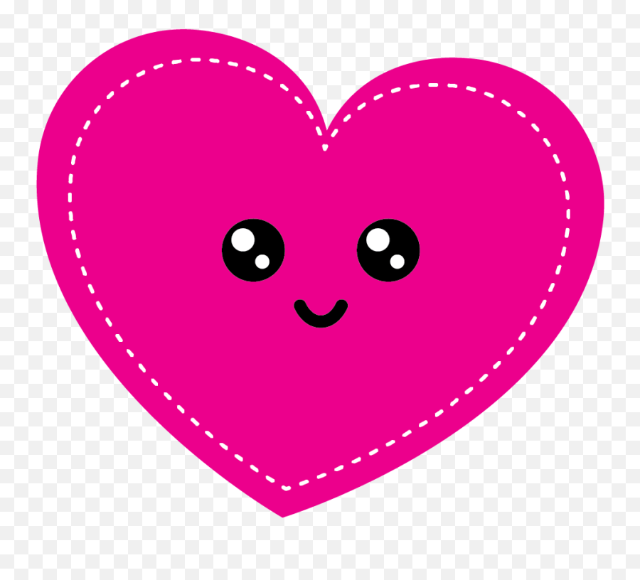 Kawaii Valentine Illustration - 005 Girly Emoji,Valentine Craft With Emojis