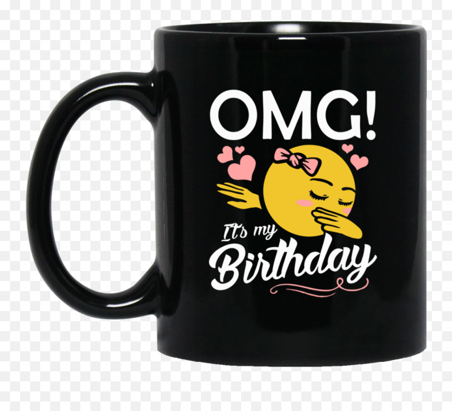 Omg Its My Birthday Emoji Dabbing Mugs - Magic Mug,Omg It's My Birthday Emoji Shirt