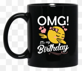 Omg Its My Birthday Emoji Dabbing Mugs - Magic Mug,Omg It's My Birthday Emoji Shirt