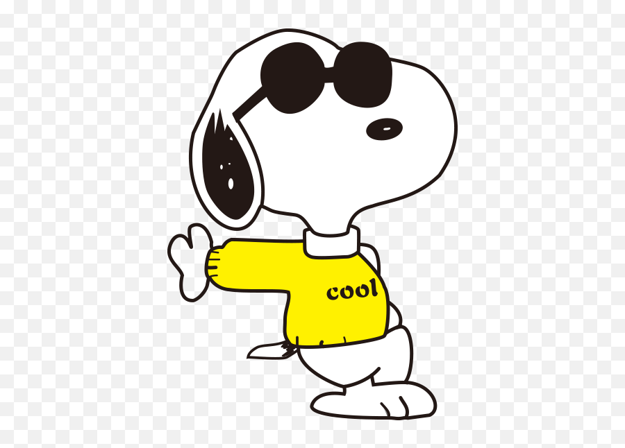 Clip Art Snoopy - Joe Cool Snoopy Emoji,Download Charlie Brown Halloween Emoticons