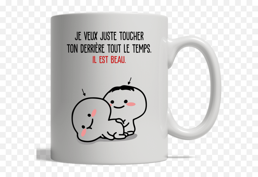 Je Veux Just Toucher Ton Derriere Tout - Je Veux Juste Toucher Ton Derrière Tout Le Temps Emoji,Emotions Of Darth Vader Mug