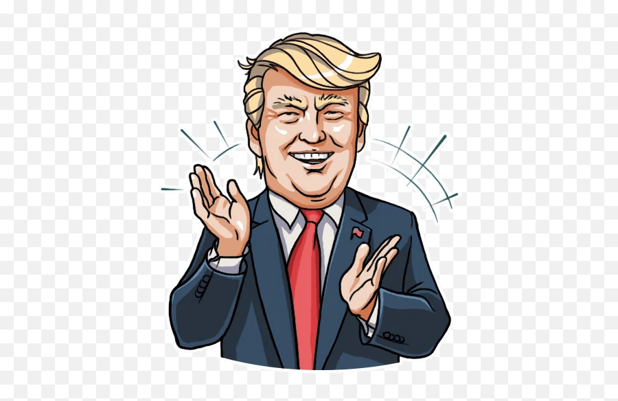 Funny Trump Png Transparent - Transparent Trump Cartoon Png Emoji,Trump Emojis Png