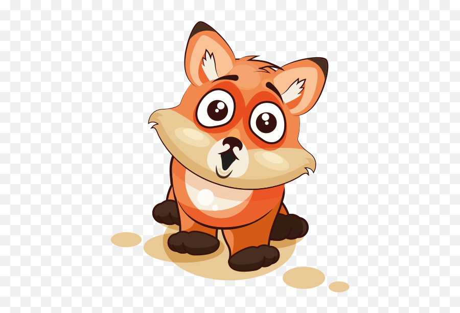 The Happiest Fox - Cartoon Emoji,Toby Fox Emoticon