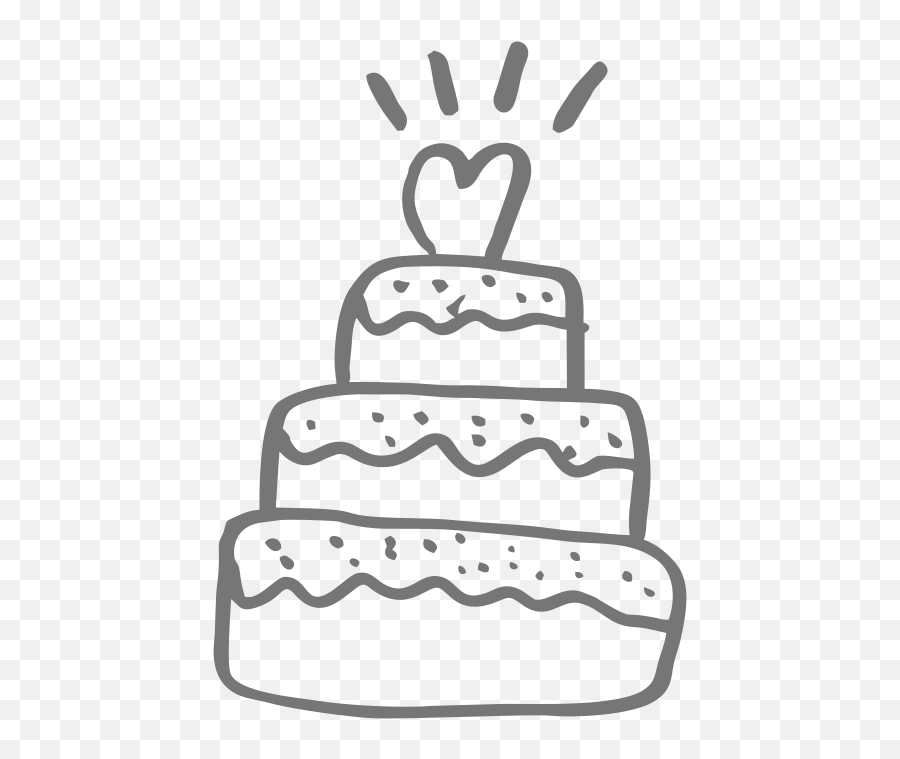 Wedding Cake With Heart Topper Free Svg - Cake Decorating Supply Emoji,Wedding Cake Emoji